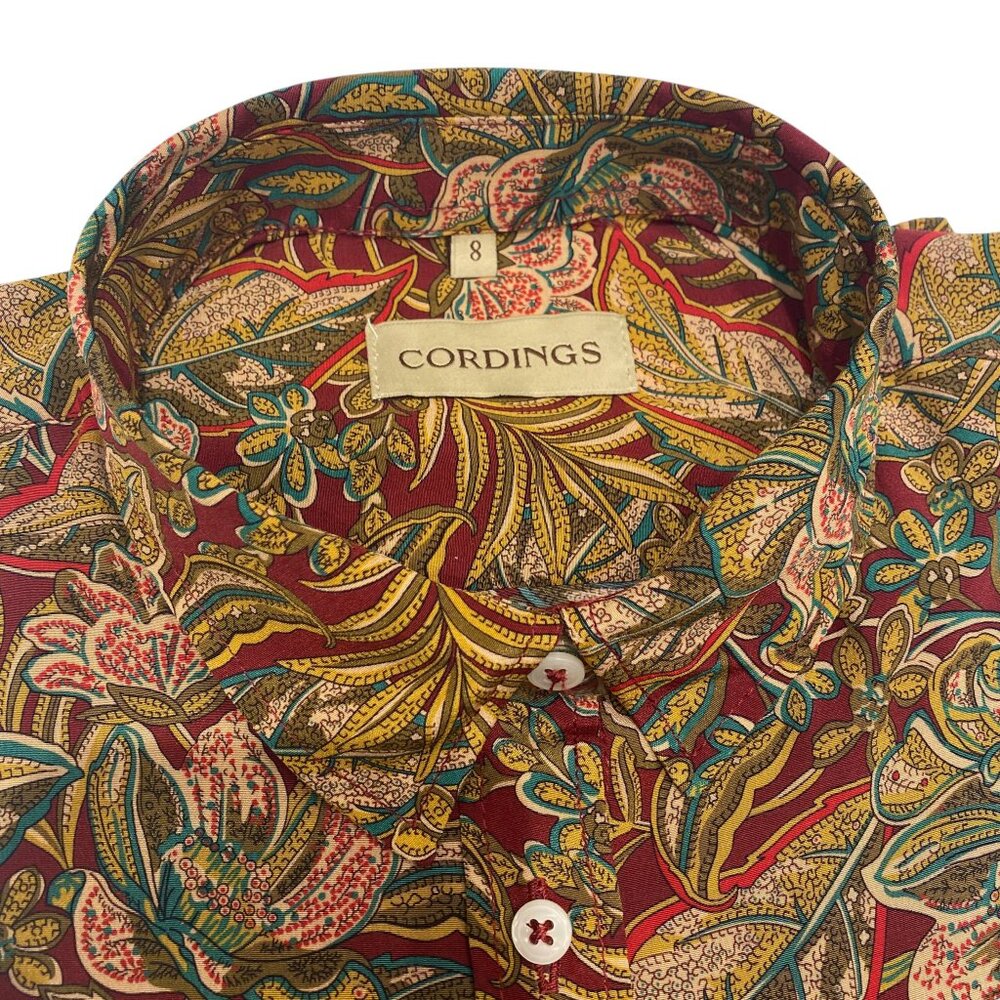 NEW Cordings Ladies Silk Liberty Print Shirt - Eu 38/UK 8/US 4
